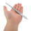 6Pcs Double-Sided Silver Metal Nail Files Nail Buffer with Pointed Tip 4