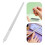 6Pcs Double-Sided Silver Metal Nail Files Nail Buffer with Pointed Tip 8
