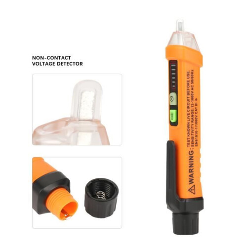 PEAKMETER PM8908C Στυλό δοκιμής τάσης NCV με ένδειξη LED AC12-1000V-FUT 1