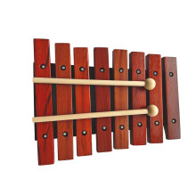 8 Notes Wooden Xylophone with 2 Mallets, Birch & Pine, 26x19x5cm