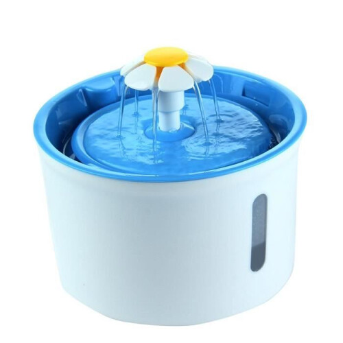 Fonte de água de 1,6L para cães e gatos, azul. 2