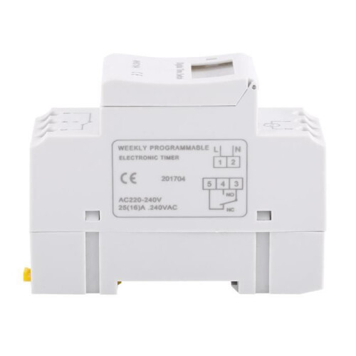 Temporizador eletrônico semanal com visor digital (220 V CA) 1