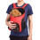 Red Pet Carrier Backpack for Dogs and Cats 2