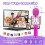 Draadloze karaokemicrofoon - Niet gespecificeerd - Paars - USB - Bluetooth - Kinderen 3-12 jaar 4