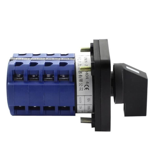 SZW26-20 - D404.4 3 Position Rotary Cam Switch 660V 20A Panel Mount 2