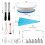 Cake Turntable Baking Kit with Icing Spatula for Kitchen Cake Decorating (120 Pieces) 2