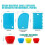 Cake Turntable Baking Kit with Icing Spatula for Kitchen Cake Decorating (120 Pieces) 3