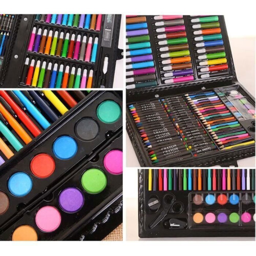 Kit da disegno - Multicolore - 150 pezzi - Materiali ecocompatibili - Per bambini dai 3 anni - Misto 2