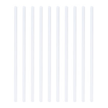 30Pcs Clear Glass Stir Rods Hardened Glass Sticks for Mixing Solutions