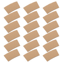 400Stk Praktische Papierbecher-Schutzhülle Khaki Hitzeschutz
