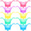 20Pcs Portable Plastic Dessert Cups Assorted Colors for Home Use 1