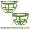 400Pcs Green Plastic Half Ball Flower Holders for DIY Use 1