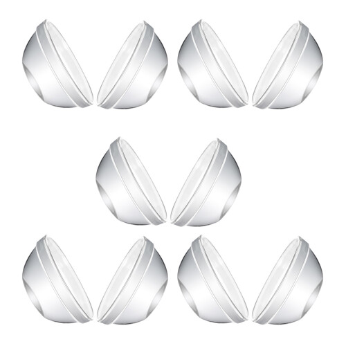 40Pcs Small Glass Bowls Stackable Clear Prep Bowls for Salad Dessert