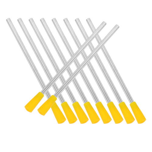 30Pcs Lightweight Yellow Iron Triangle Percussion Mallets for Dinner