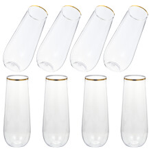 16 Pcs Cups Plastic Goblet Drinks Cups Bar Party Cups Unbreakable Cups
