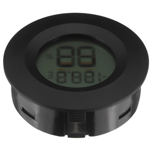 3Pcs Indoor Digital Temperature Humidity Meter Hygrometer Black