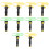 50Sets Multi Flying Disc Toy with Pull String for Kids Outdoor Fun 1