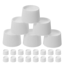 250Pcs White PP Toothpaste Caps Screw-on Replacement Caps for Tubes
