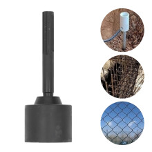 Martello per pali a T 65 mm (2,6 in) nero 20 cm acciaio forgiato