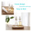 Set van 4 transparante, navulbare plastic parfumverstuivers (30 ml) 3