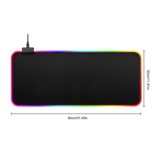 Mouse pad - EFUTURE - Ανταγωνιστικό - RGB - Αντιολισθητικό - 80x30cm - Πάχος 0,4cm 1