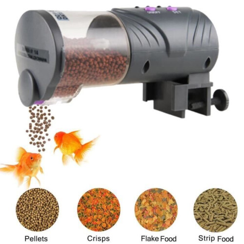 Automatic Food Dispenser - BOYOU - Aquarium Fish - Micro DC Motor - Programmable - Indoor 1