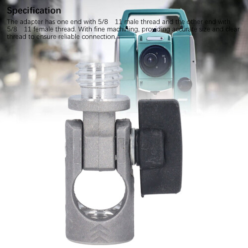 Adaptador de prisma hembra a macho 5/8-11 – aluminio 2