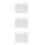 3Pcs Durable White Plastic Buildings Sand Table Model Kits 7