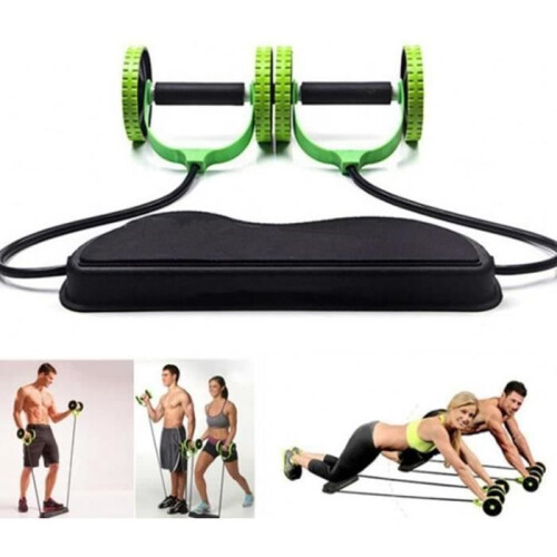 Abdominal Board/Ab Machine, Rally Ab Wheel, Multi-Function Pull Rope, Ab Wheel - Home Fitness 1