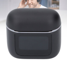 Auricolari Bluetooth wireless con cancellazione del rumore, riproduzione di 4 ore, nero
