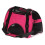 Borsa da viaggio in tessuto rosa per cani e gatti 2