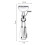Stainless Steel Double Heads Egg Beaters Ergonomical Handheld Semi-Automatic Egg Mixer Tool Household -Saving Baking 6