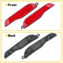 LH+RH Side Rear Bumper Light Lamp Reflector 68105144AC 68105145AC for  Cherokee 2014-2018