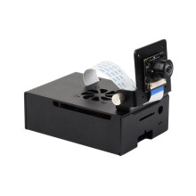 Aluminum Alloy Cooling Case for VisionFive2 Lite, with Heatsink Cooling Fan Camera Holder, for IMX219 Camera Module