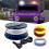 LED Emergency Beacon Strobe Light with Car Ceiling Light,Suction Cup Magnetic Base,12-24V,Brilliantly Bright and Compact 2
