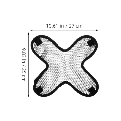 3Stk Kühlendes Helmfutter 3D Netz Schwarz Schweißabsorbierend Leicht 2