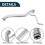 DG1Z8A505A Engine Coolant Pipe Hose for  Explorer Taurus MKZ 3.7L 2013-2019 3