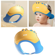 Bonnet de bain étanche pour enfants, PE, réglable, doux