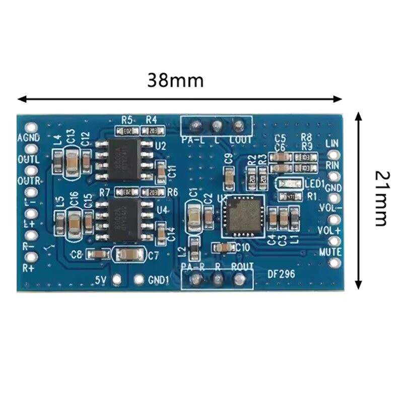 Electronic Volume Adjustment Controller Module Onboard 3W Audio Digital ...