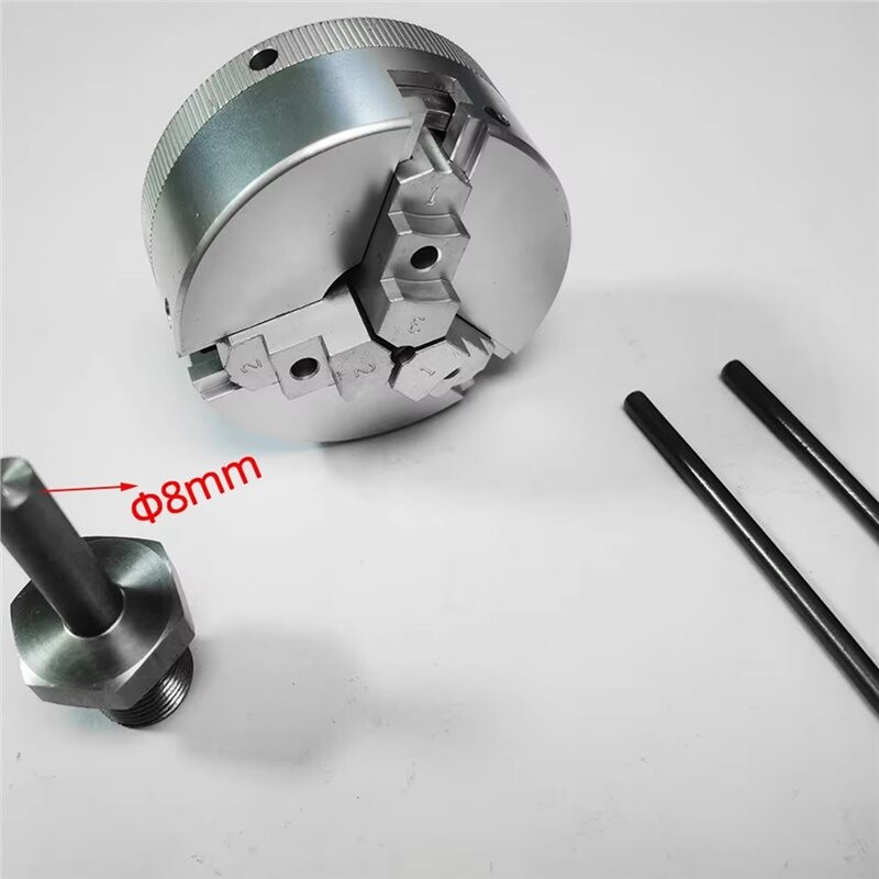 Three Jaw Chuck for Lathe Bench Grinder Electric Drill Aluminum Alloy ...