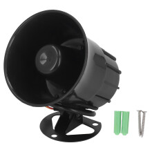 Wired Alarm Horn for Security Applications, ABS Plastic,