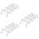 3Stk Taco Halter Tortilla Roll Rack Silber 7