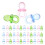 450Pièces Jouets Sucettes Acryliques Transparentes Bébé 2