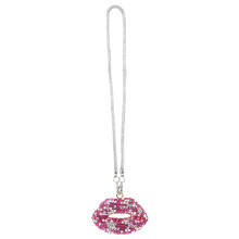 Adorno Vermelhos Com Strass Para Interior De Carro