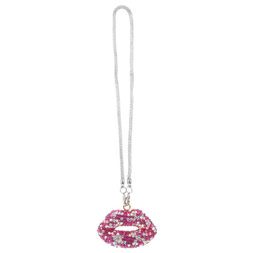 Adorno Vermelhos Com Strass Para Interior De Carro