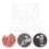 40Pcs Transparent Plastic Clips for Curtain Valance Retainer Holders 11
