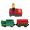 3Pièces Train Électrique Plastique Vert Pour Enfants 3