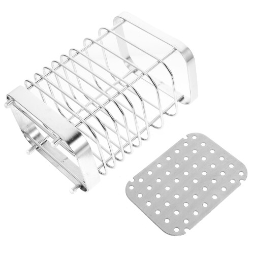 4Pcs Compact Silver Utensil Holder Chopstick Drying Rack for Kitchen