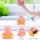 1Pièces Thermomètre Électronique Rose Pour Bain Bébé 5