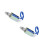 2Pièces Électroaimant Levage 12V Métal Dur Argent Multi-Application 9